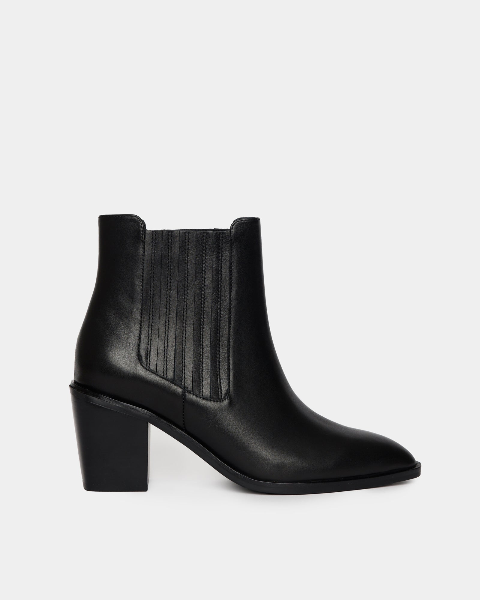 Athene Women's Black Leather Boots - Stylish & Comfortable Ankle Boots for Casual Wear, Work & Outdoor Activities