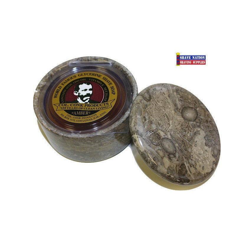Premium Large Stone Marble Bowl & Soap Dish - Elegant Bathroom Decor for Luxury Soap Display, Spa & Home Decor Gift Idea