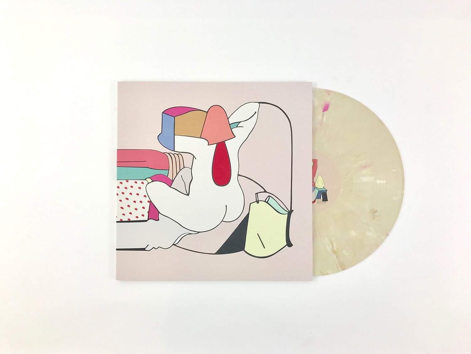 VIP // Peach marble vinyl