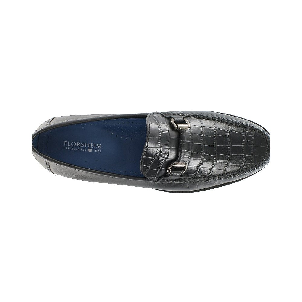 Florsheim Men's Sarasota Bit Loafer - Comfortable Dress Shoes for Business & Casual Wear | Premium Leather Slip-On Loafers for Office, Travel & Everyday Use