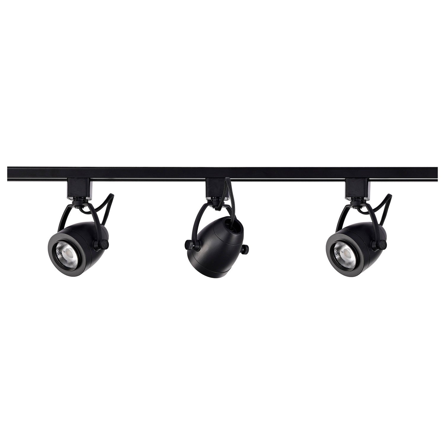 4ft 3-Light LED Track Lighting Kit - 36W 3000K Warm White, 3000 Lumens, 36° Beam Angle, Black Finish for Kitchen, Retail & Gallery Lighting