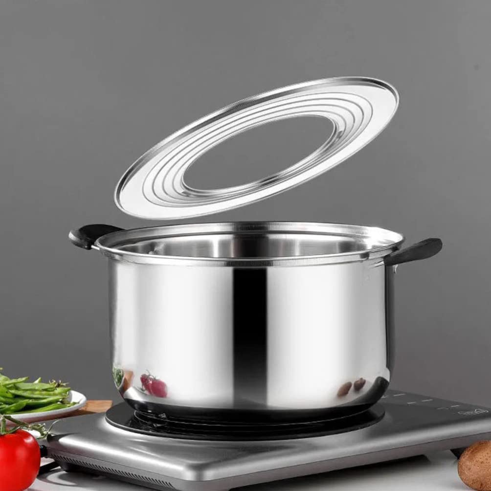 Stainless Steel Steamer Ring & Rack - Universal Steaming Adapter for Pots & Soup Pots - Durable Food Steaming Plate for Vegetables, Dumplings & Seafood - Perfect for Home Cooking & Meal Prep