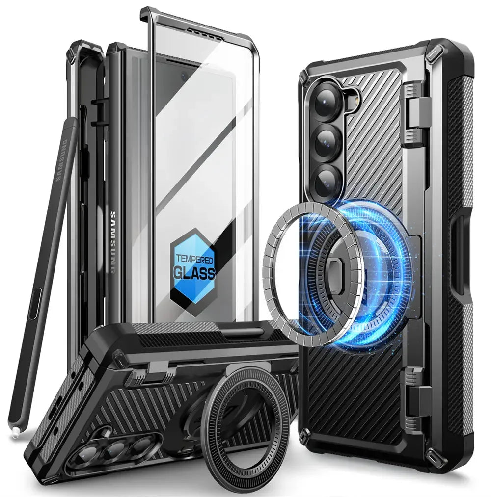 SUPCASE UB Pro Magnetic Rugged Shockproof Case for Samsung Galaxy Z Fold 6 - Heavy Duty Protection for Work, Outdoor & Travel