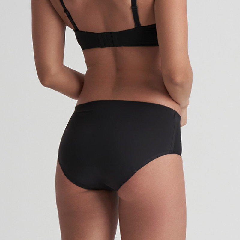 Bye Bra Period Hipster Underwear - Medium Flow Black Laminated Panties for Women | Comfortable & Leak-Proof for Daily Wear, Workouts & Overnight Protection