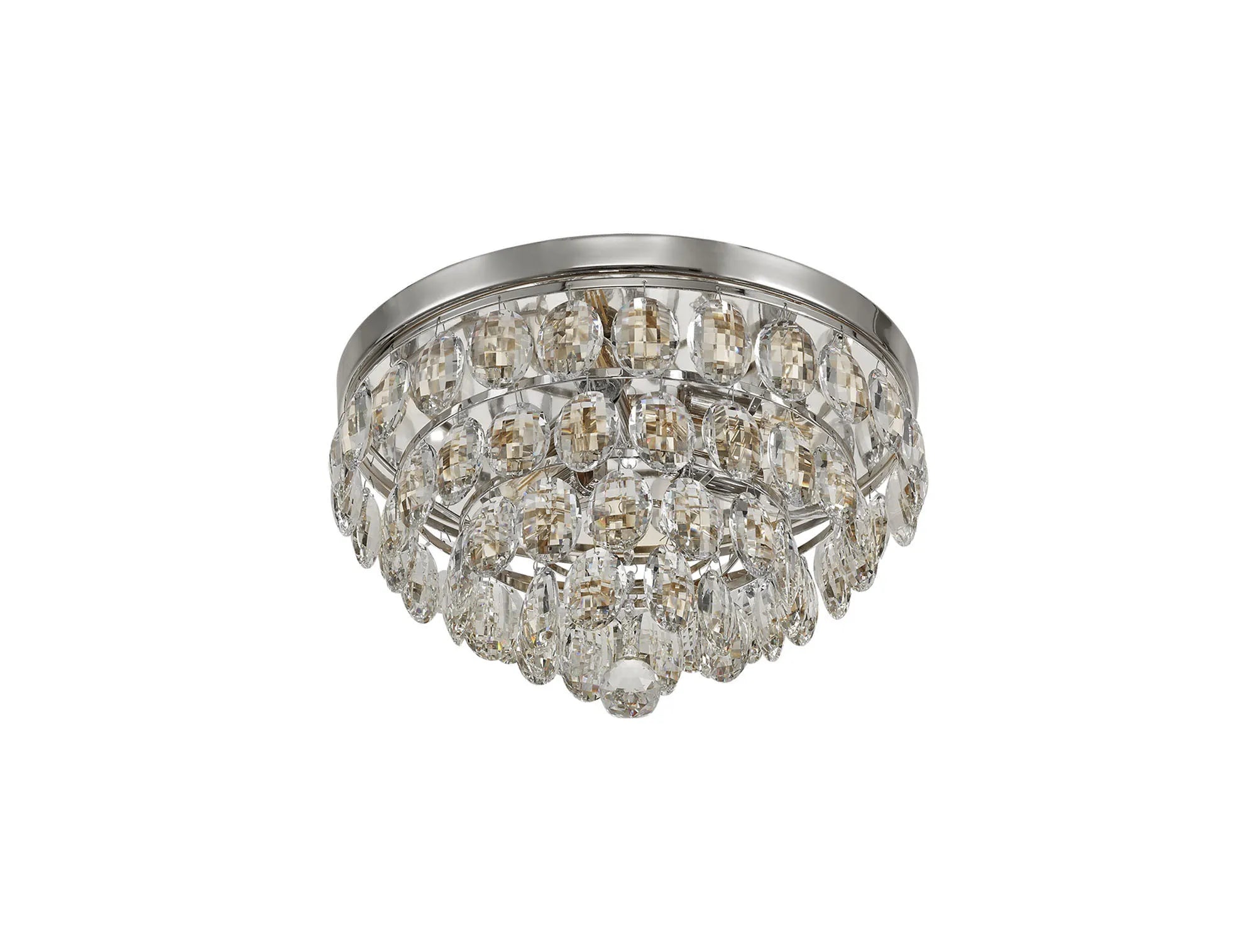 Consten Flush Ceiling Light Fixture with E14 Socket - Perfect for Bedroom, Hallway & Small Space Lighting