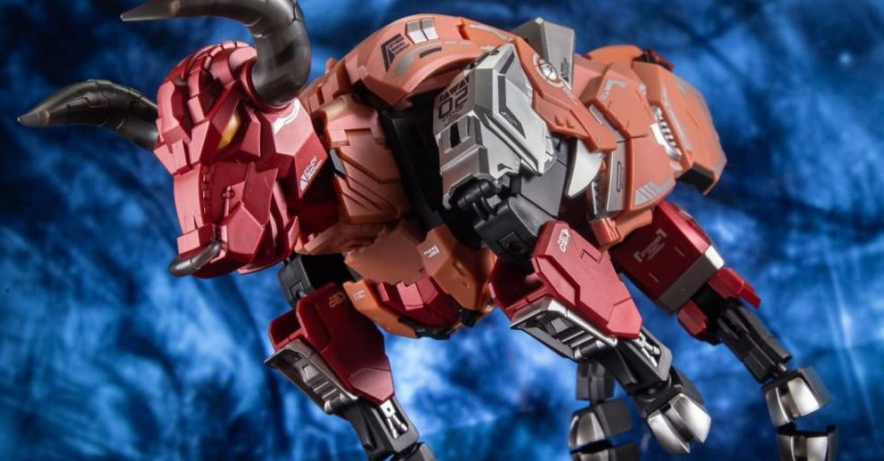 Cang Toys CT Chiyou 02 Landbull Collectible Action Figure - Highly Articulated Robot Toy for Display, Photography & Play - Perfect for Anime Fans & Collectors