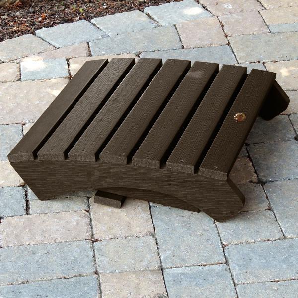 Premium Outdoor Folding Adirondack Ottoman - Waterproof Patio Footrest & Garden Lounge Chair Accessory for Deck, Poolside & Backyard Relaxation