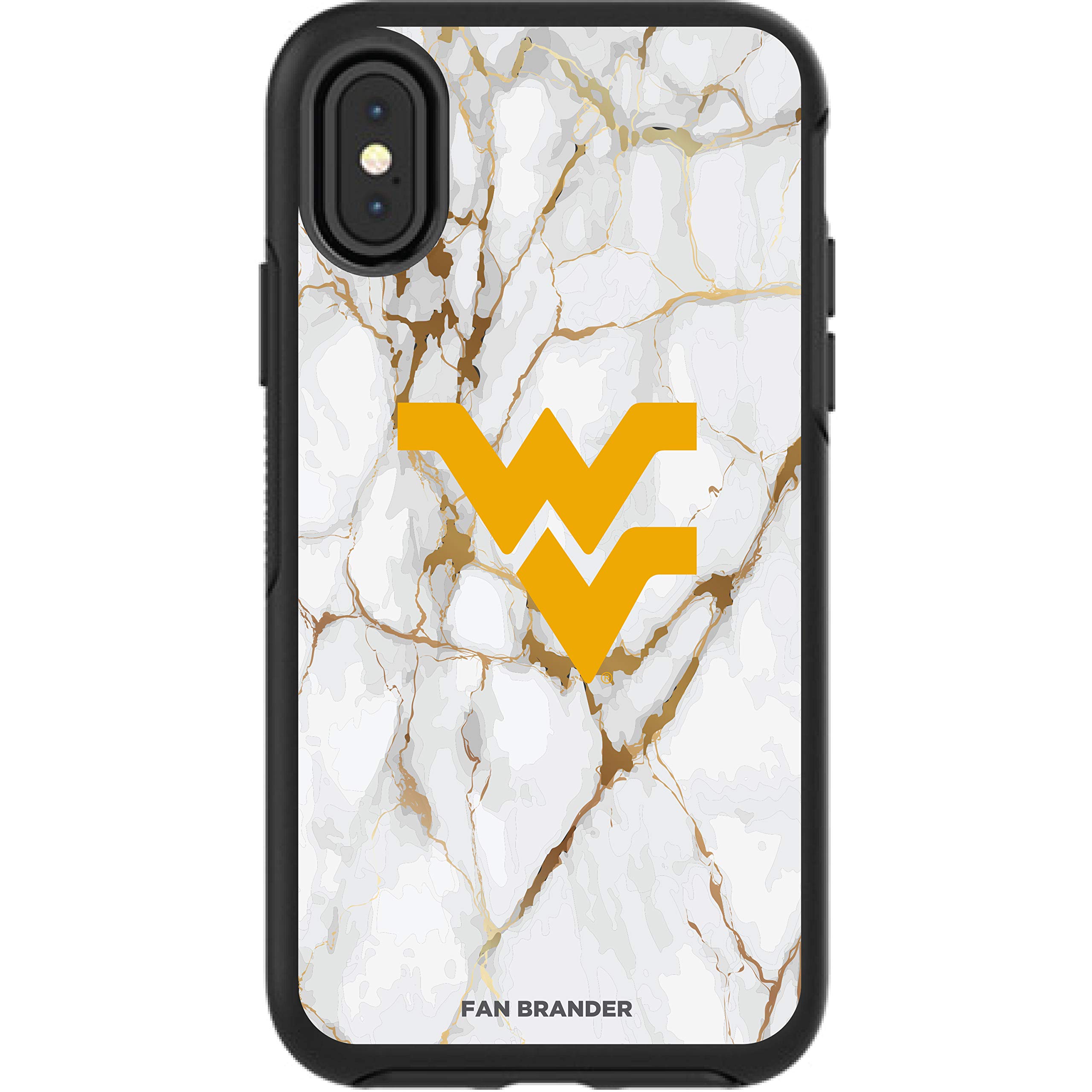 NCAA OtterBox Symmetry iPhone Case - White Marble Design for Apple iPhone | Durable Protection