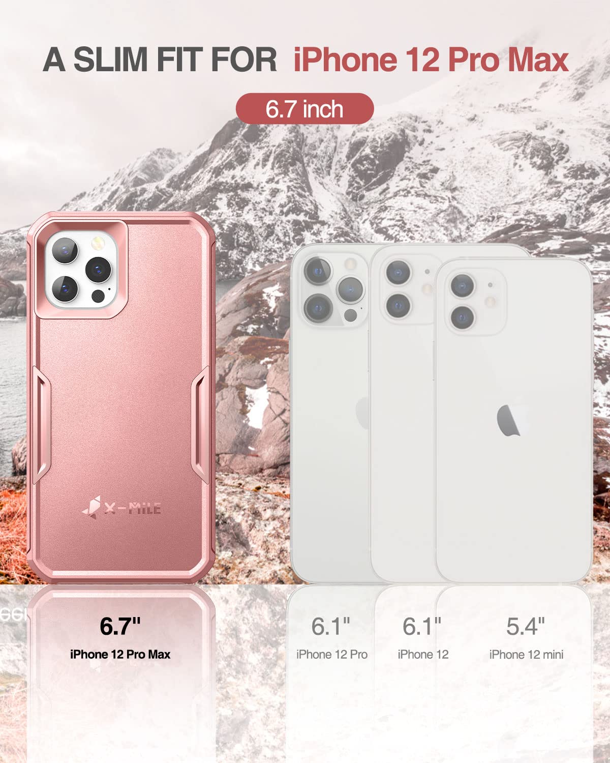 Dexnor iPhone 12 Pro Max Case 6.7