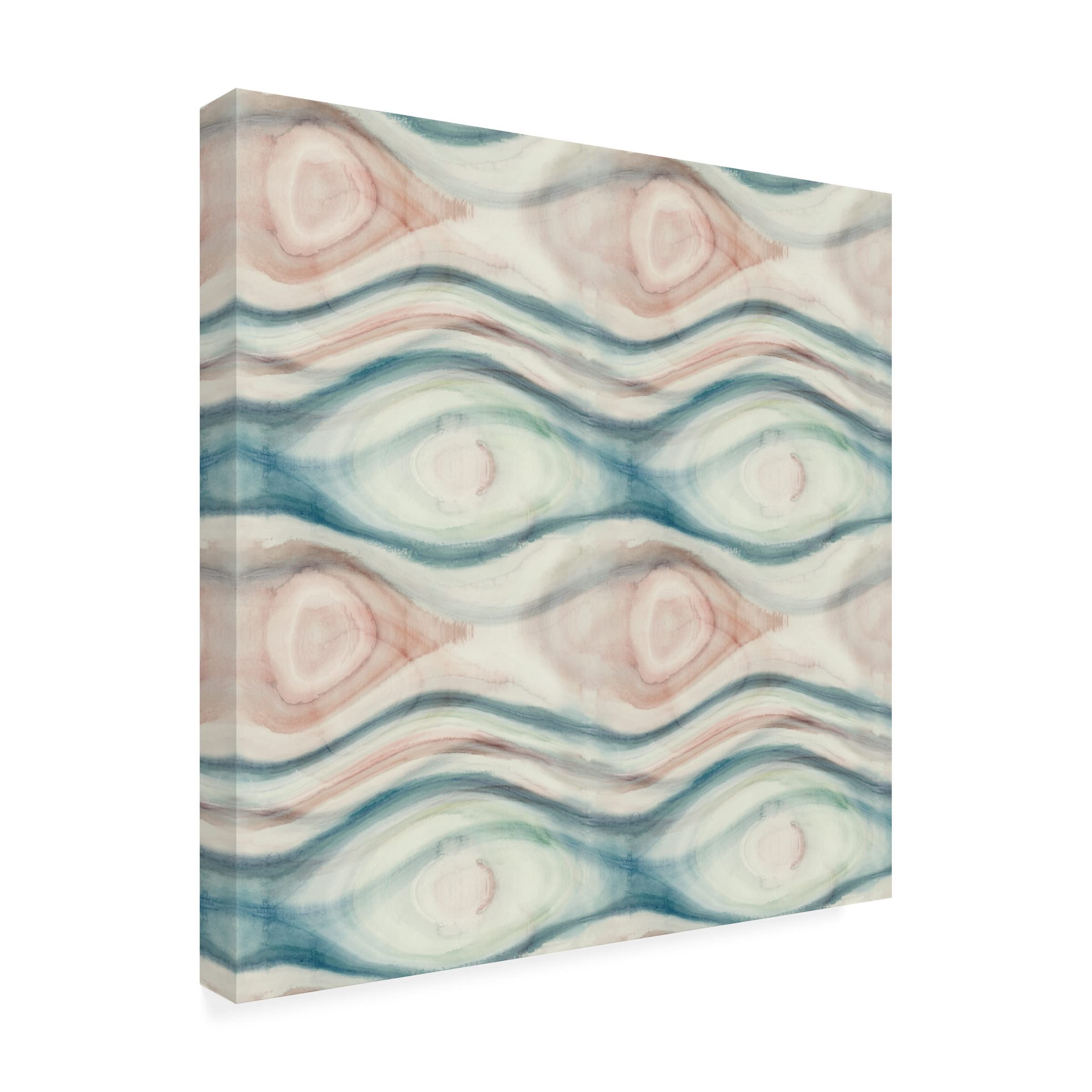 Trademark Fine Art 'Aquarel Pastel II' Canvas Wall Art Print by Cora Niele - Modern Abstract Painting for Living Room, Bedroom & Office Decor