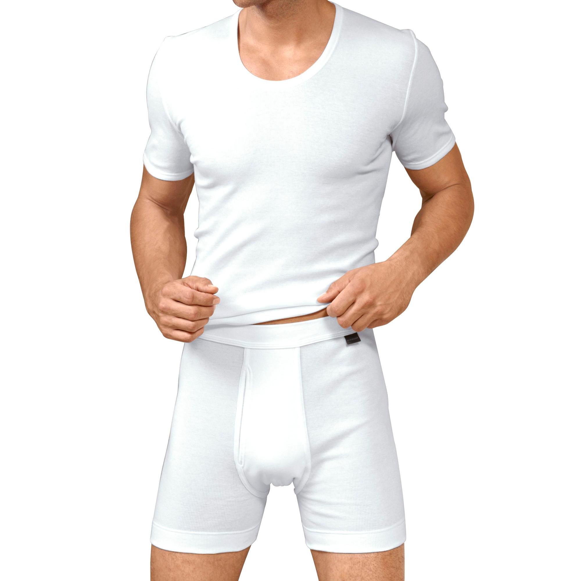 Schiesser Men's Short Underwear Pants - Comfortable & Breathable for Daily Wear, Sports & Travel