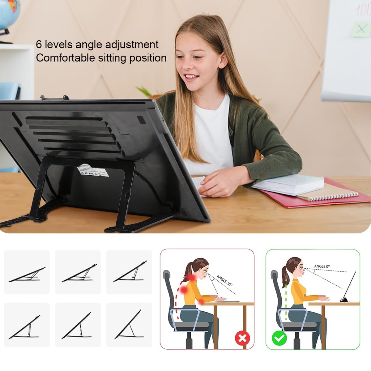 Rechargeable A3 LED Light Box with Built-in Stand - Diamond Painting Light Pad with 2.8
