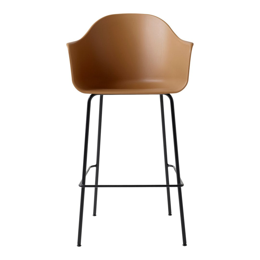 Harbor Bar Stool - Rustic Wooden Counter Height Bar Chair with Backrest for Kitchen Island, Pub & Home Decor - Perfect for Dining, Entertaining & Relaxing