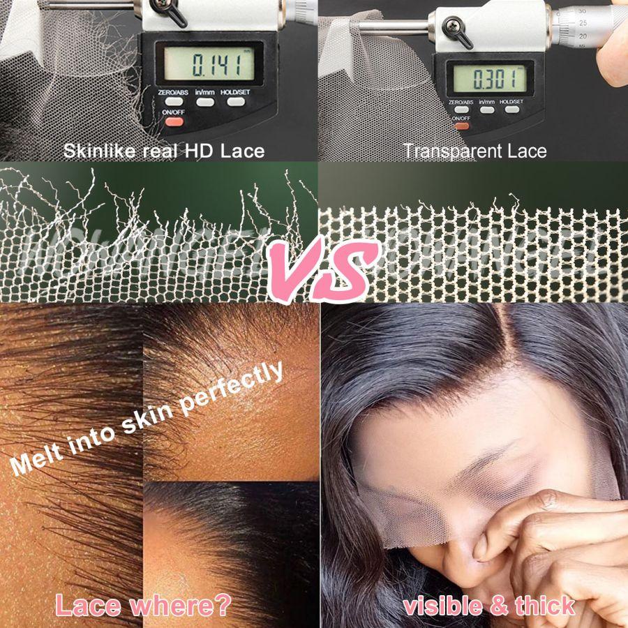 Premium HD Lace Frontal - 13x6 13x4 5x5 2x6 Straight Lace Closure Pieces with Raw Human Hair for Natural Look | Perfect for Protective Styles, Wig Making & Everyday Wear