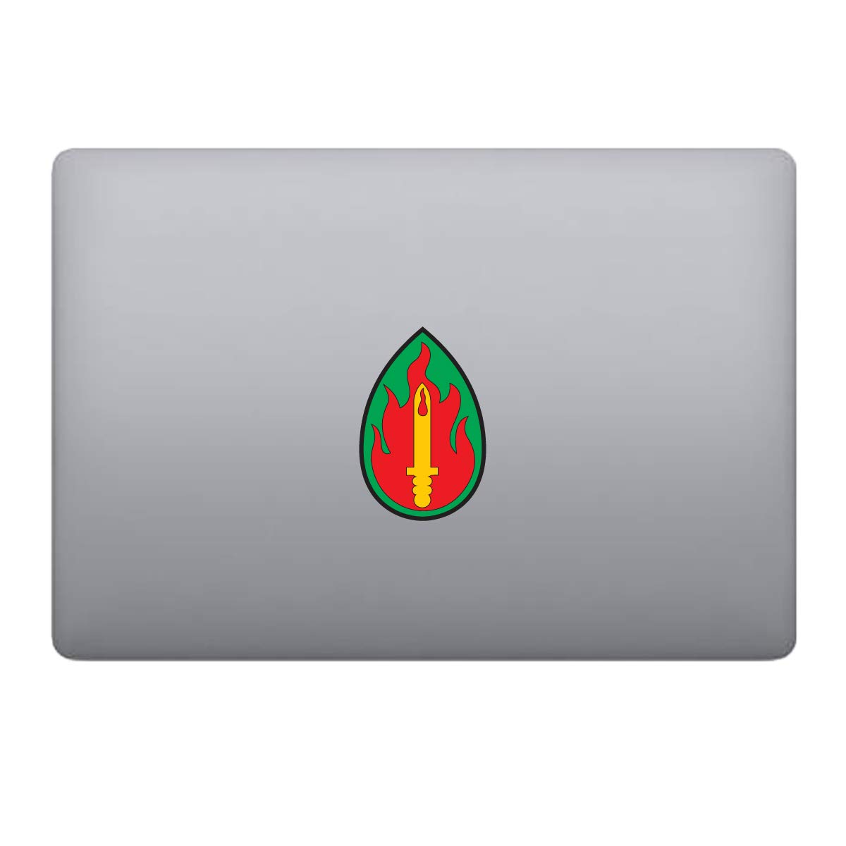 63rd Regional Support Command SSI 4 Inch Full Color Vinyl Decal - US Army Division Military Mug Sticker - Perfect for Water Bottles, Laptops & Car Windows