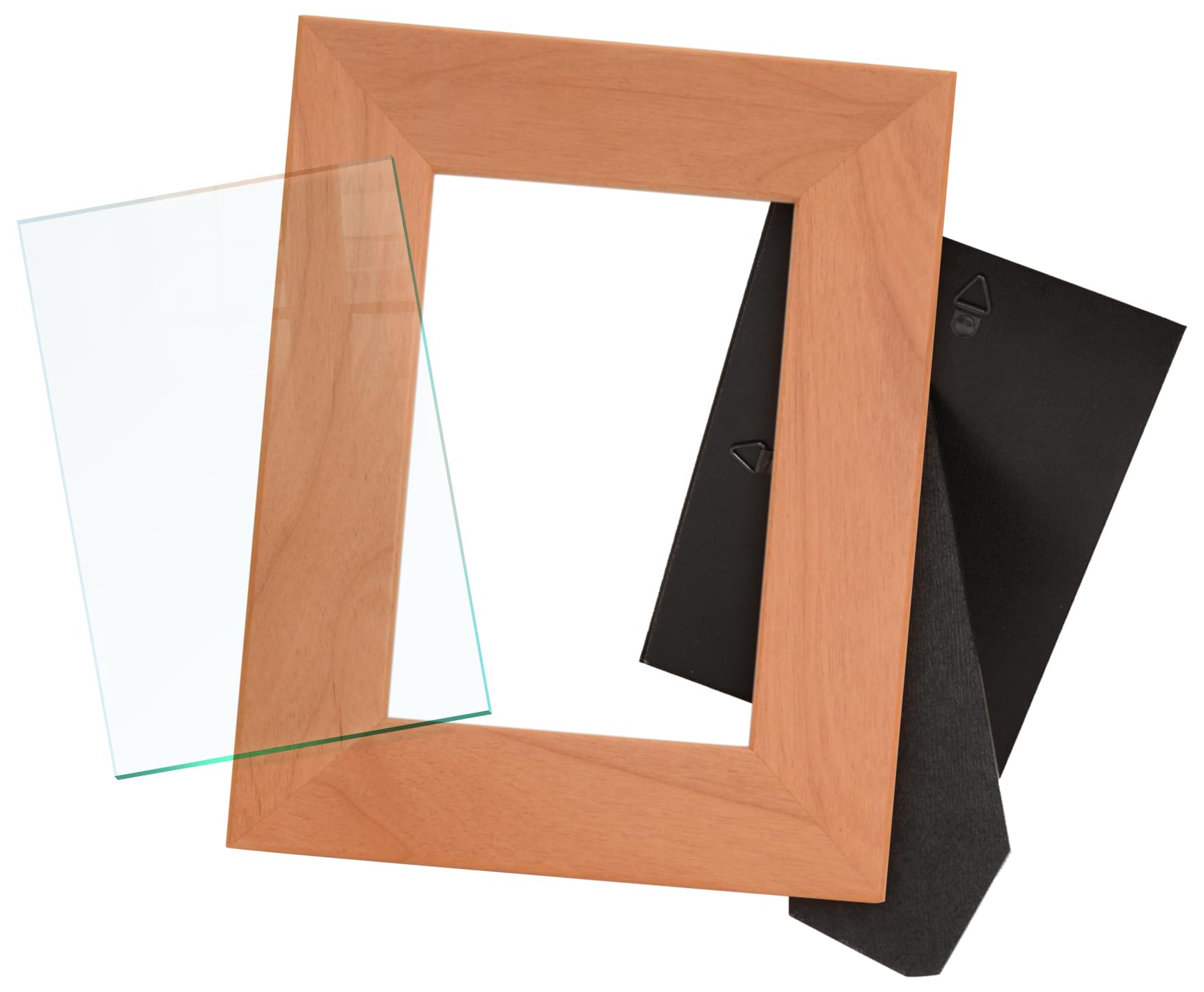 ThisWear 2025 Graduation Gift for Dad - Personalized Wood Engraved 4x6 Photo Frame with Portrait - Perfect Graduation Present for Proud Father of 2025 Graduate - Great for Displaying Graduation Photos on Desk or Shelf