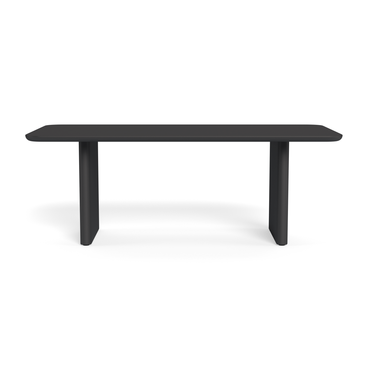 Victoria Aluminum Slatted Dining Table 81