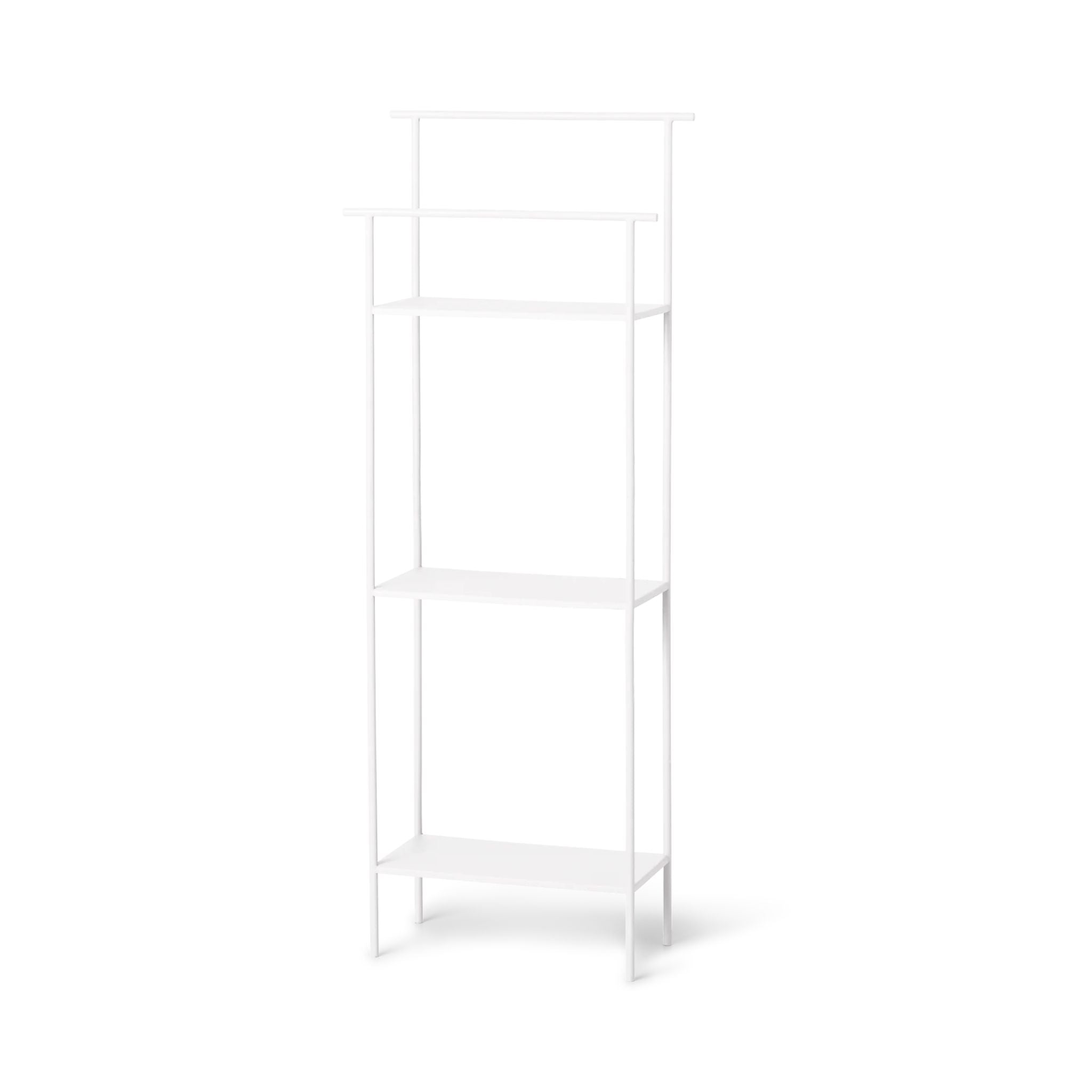 FERM LIVING Dora Shelving Unit - Modern White Wall Shelf for Living Room, Bedroom & Office Storage | Stylish Home Decor Organizer