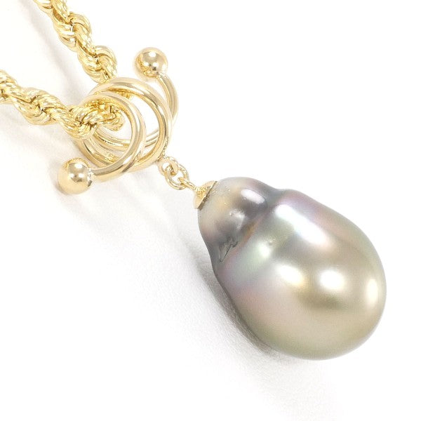 18K Yellow Gold Pearl Necklace for Women - Elegant Bridal Jewelry, Wedding Gift, Anniversary Present - Perfect for Formal Events & Special Occasions