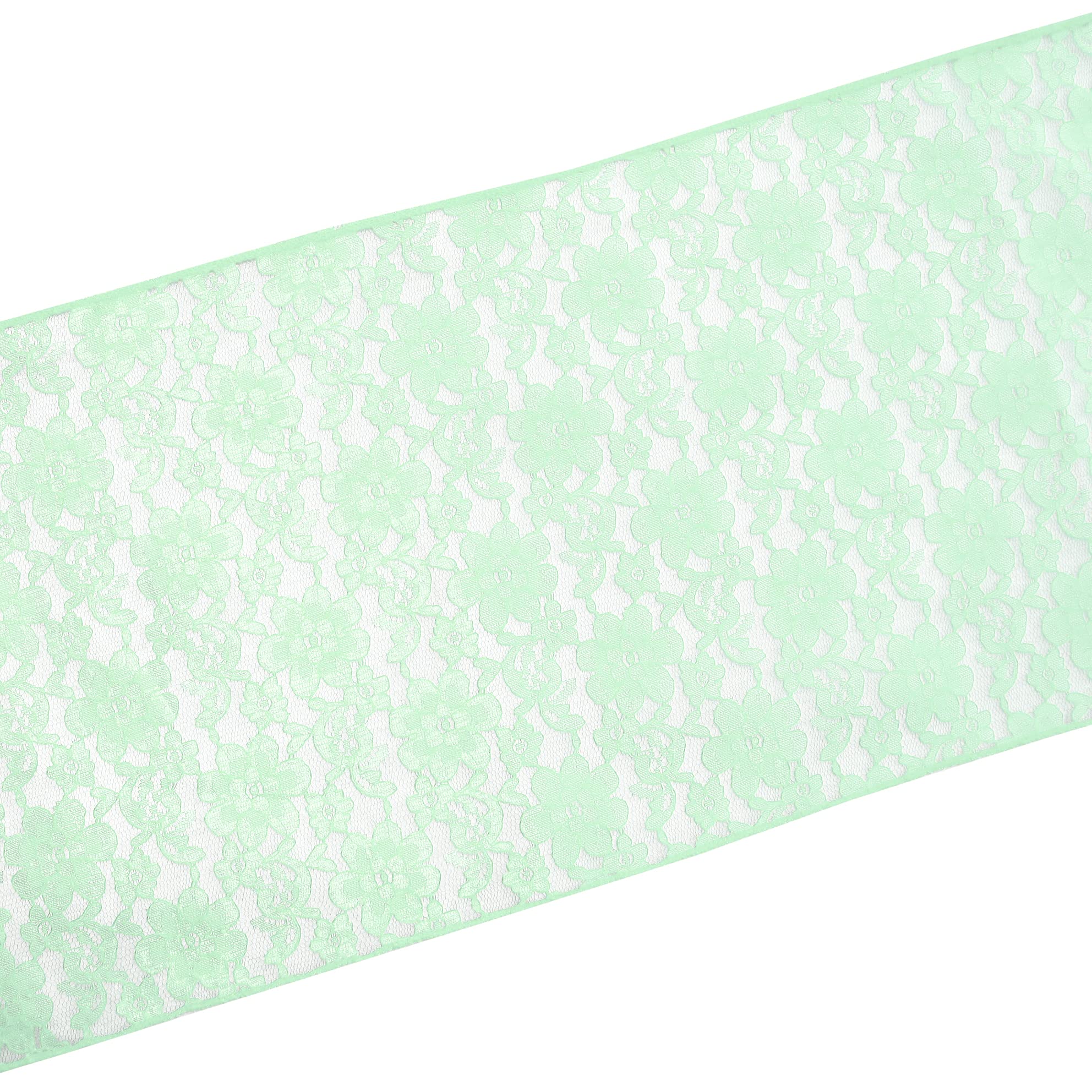 Elegant Floral Lace Table Runner - 12