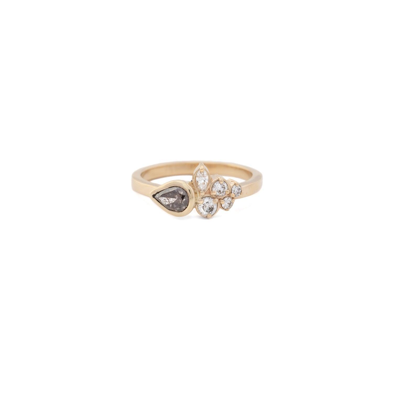 Exquisite Fiona Diamond Ring for Women - Elegant 14K White Gold Engagement & Wedding Band - Perfect for Proposals, Anniversaries, and Special Occasions