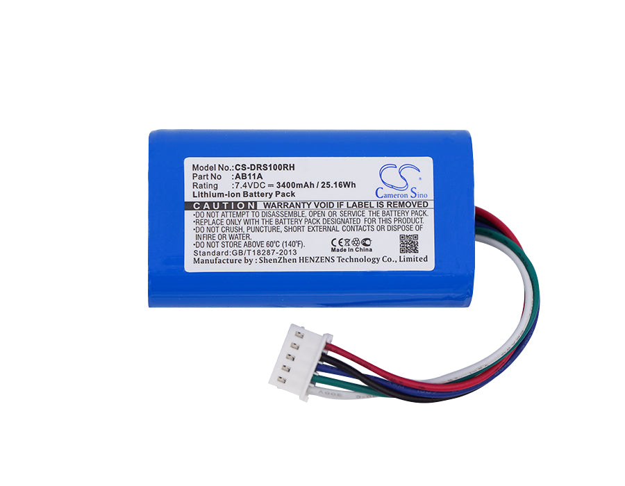 3DR Solo Transmitter 3400mAh Replacement Battery for Drone Remote Controller - Long Lasting Power for Aerial Photography & FPV Flying