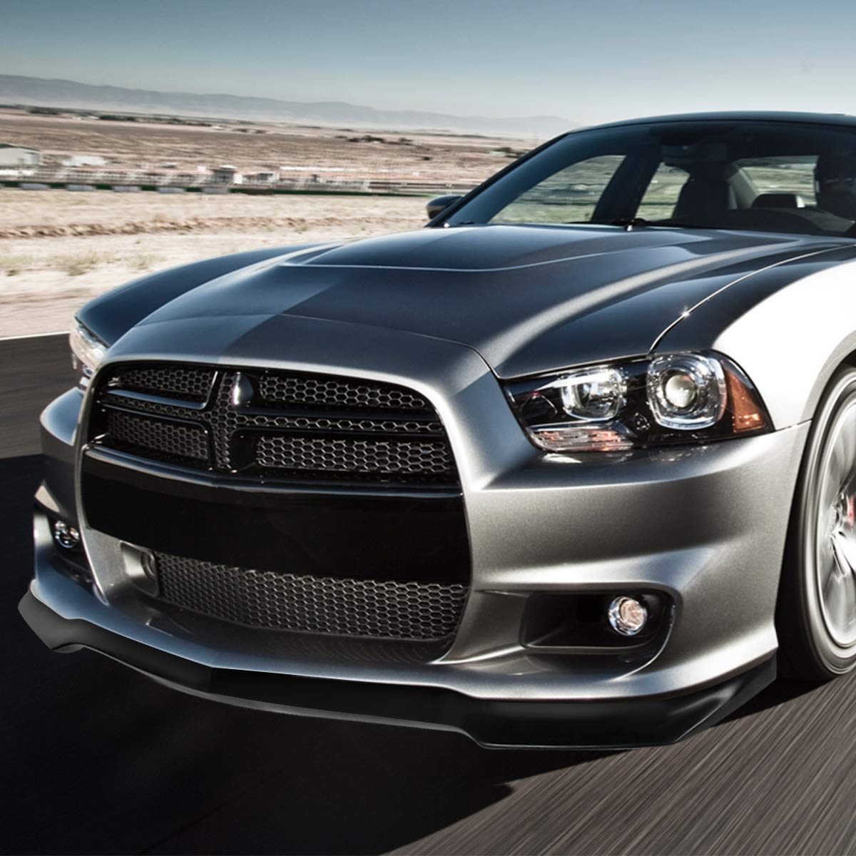 ABS Front Bumper Lip Spoiler for 11-14 Dodge Charger - Sporty Style Upgrade