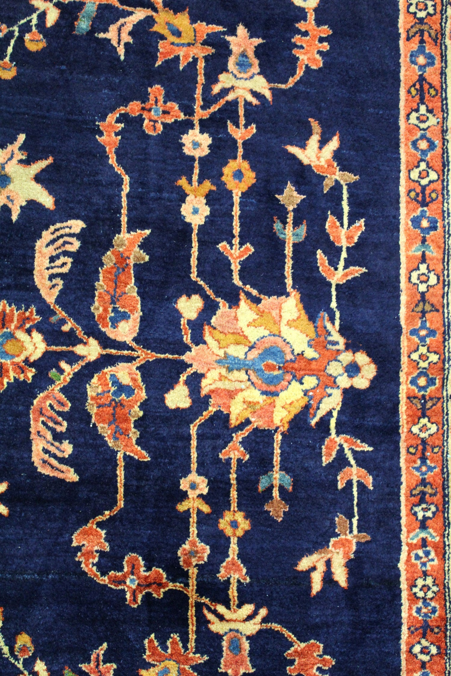 Antique Mahajaran Sarouk Handwoven Traditional Persian Rug - J63364 - Perfect for Living Room, Bedroom & Home Decor
