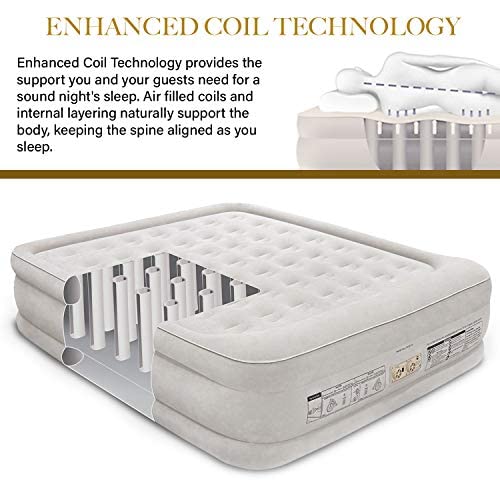 King Koil Luxury California King Air Mattress with Built-in Pump - 20
