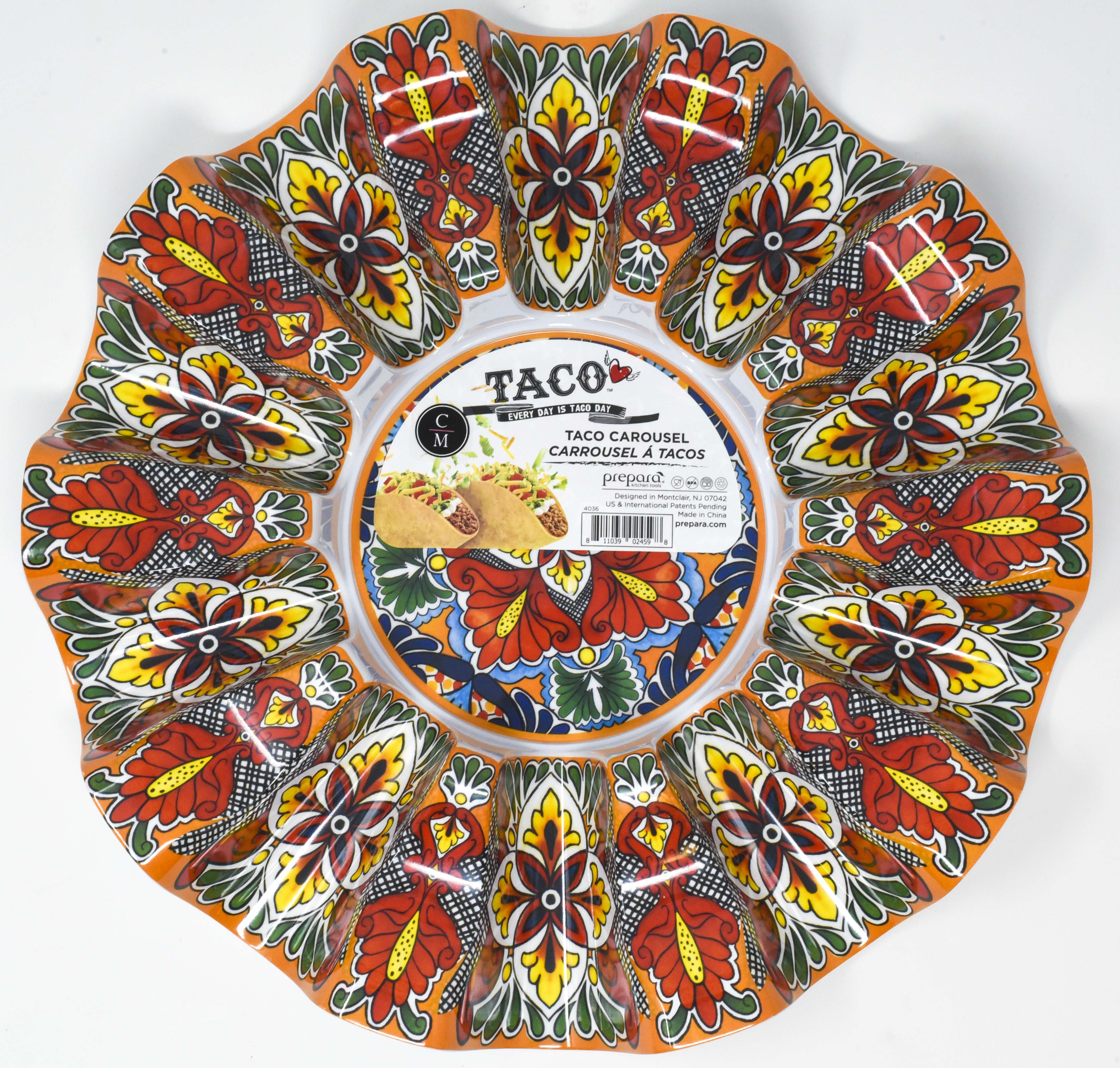 Taco Shell Stand Holder - 12 Pack Stainless Steel Taco Shell Rack for Kitchen, Party & Restaurant Use - Perfect for Taco Night, Cinco de Mayo & Mexican Food Serving