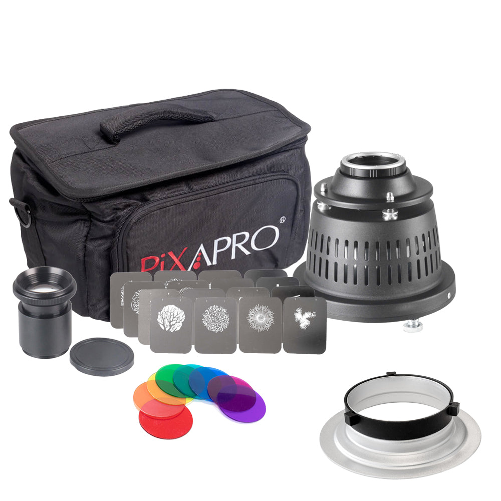 EF Mount Optical Snoot Spotlight Projector II Complete Kit for Photography & Videography - Perfect for Studio Portraits, Product Shoots, and Creative Lighting Effects