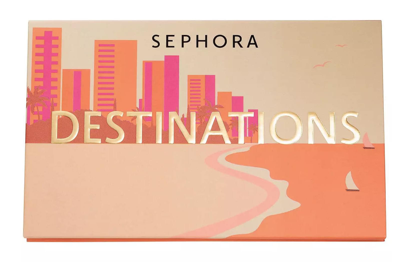 SEPHORA COLLECTION Sephora Destinations™ Eye Palette - Turn Up The Heat Eyeshadow Set with 12 Pigmented Shades | Perfect for Day to Night Makeup Looks, Party & Special Occasions