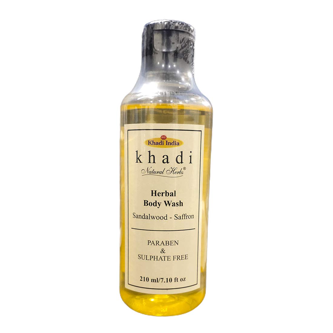 Khadi Natural Herbs Herbal Body Wash - Paraben & Sulfate Free 210ml | Organic Ayurvedic Cleanser for Sensitive Skin | Perfect for Daily Shower & Spa Relaxation