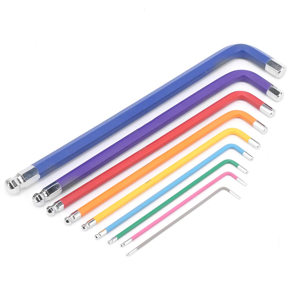 10mm Extended L-Shaped Hex Key Wrench Set - Flat End Hand Tool Kit for Electrical Appliances & DIY Repairs - Perfect for Tightening Screws in Hard-to-Reach Areas