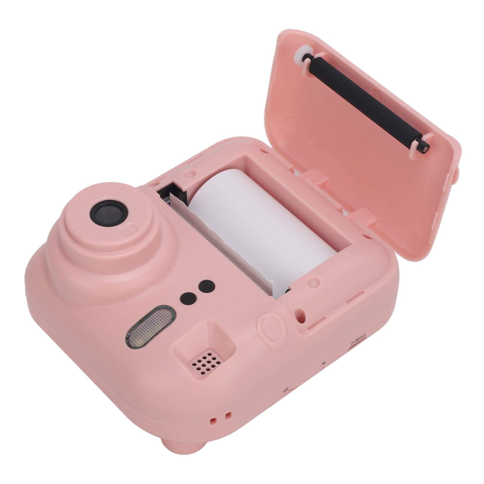 Instant Print Camera for Kids - 2.4 Inch IPS Screen Digital Video Camera with Photo Printing (Pink) | Perfect Birthday Gift, Travel Companion & Creative Toy for Children