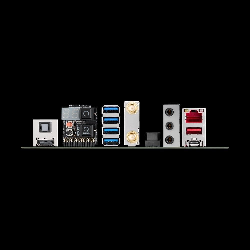 ASUS MAXIMUS VIII IMPACT Z170 Mini ITX Gaming Motherboard - LGA 1151 Socket, DDR4, M.2 Support - Perfect for Compact Gaming PC Builds & High-Performance Systems