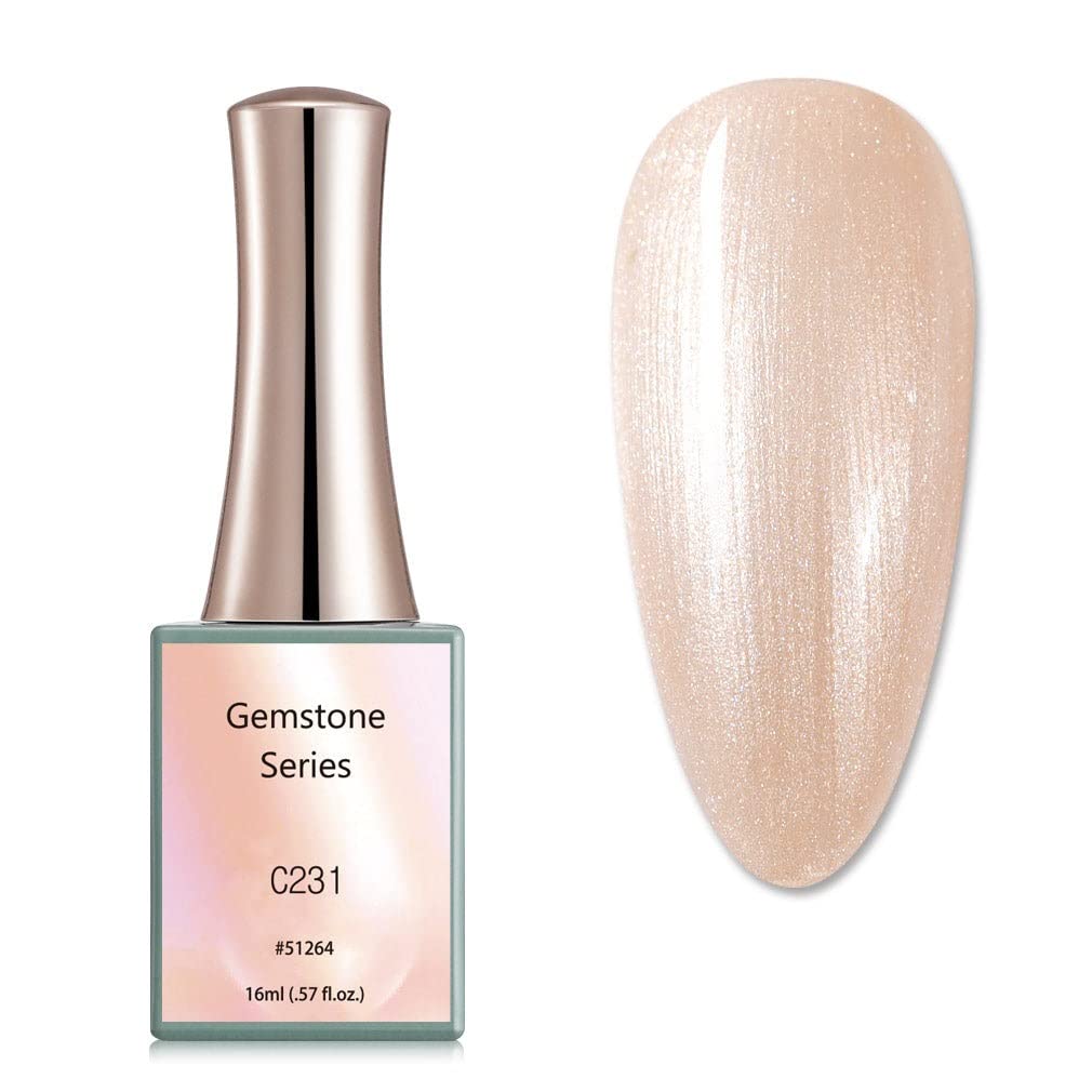 BELLE GAGA™ CANNI Gel Nail Polish - 16ml Soak Off LED/UV Nail Polish Set for Manicure, Salon & DIY Home Nail Art (Color C231) | Long Lasting, High Gloss Finish - Perfect for Parties, Weddings & Everyday Wear