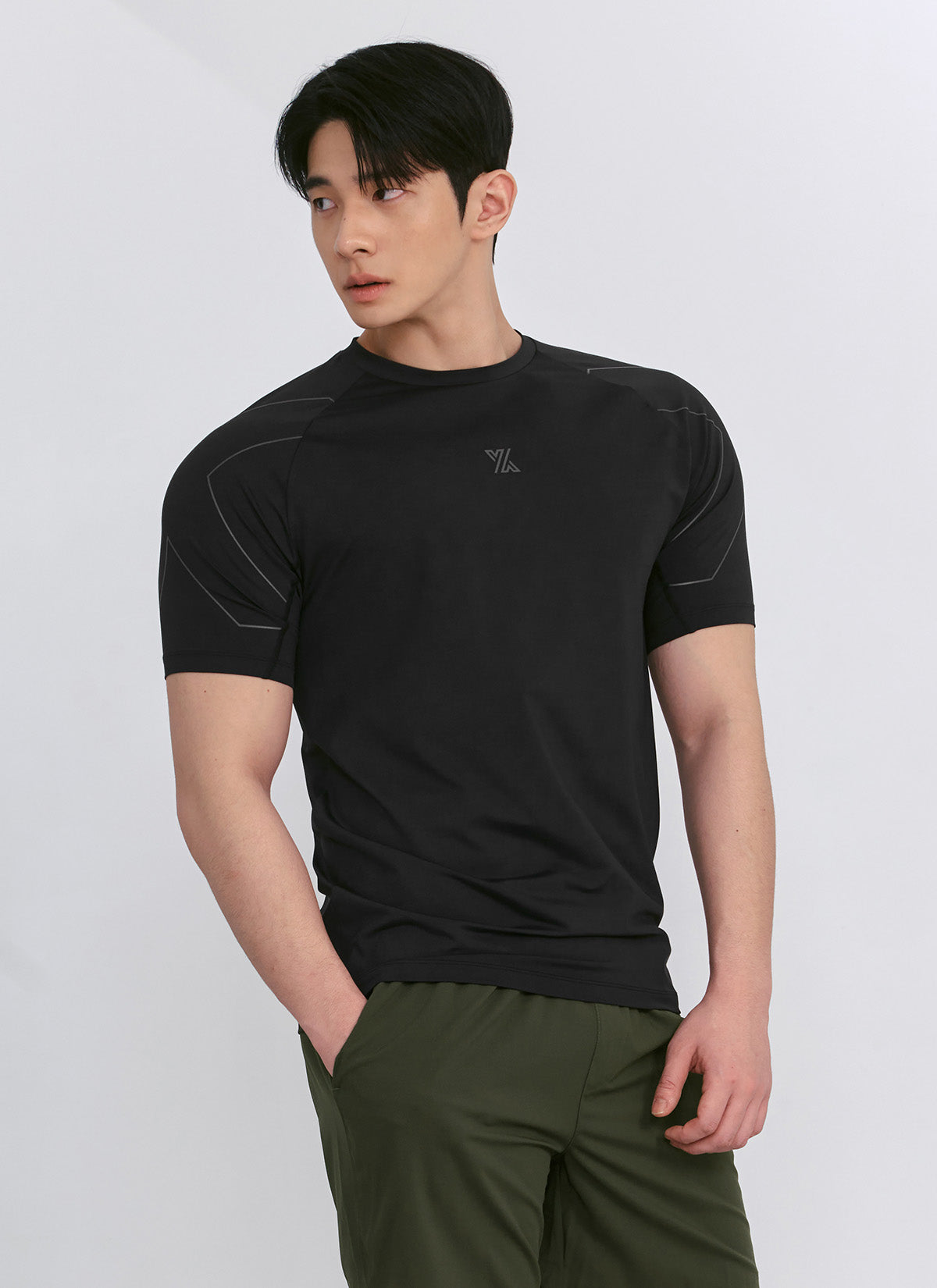 Active Cooling Muscle Fit Short Sleeve T-Shirt for Men - Moisture Wicking Workout Shirt with Breathable Fabric - Perfect for Gym, Running & Outdoor Sports