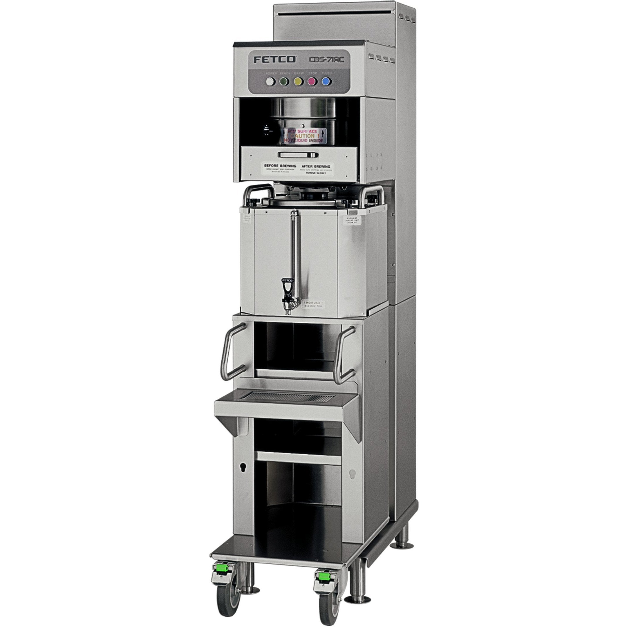 Fetco CBS 71AC Single Station Commercial Coffee Brewer 3x10.0 kW/440-480V (Model C71038) - Perfect for Cafes, Restaurants, and Office Break Rooms