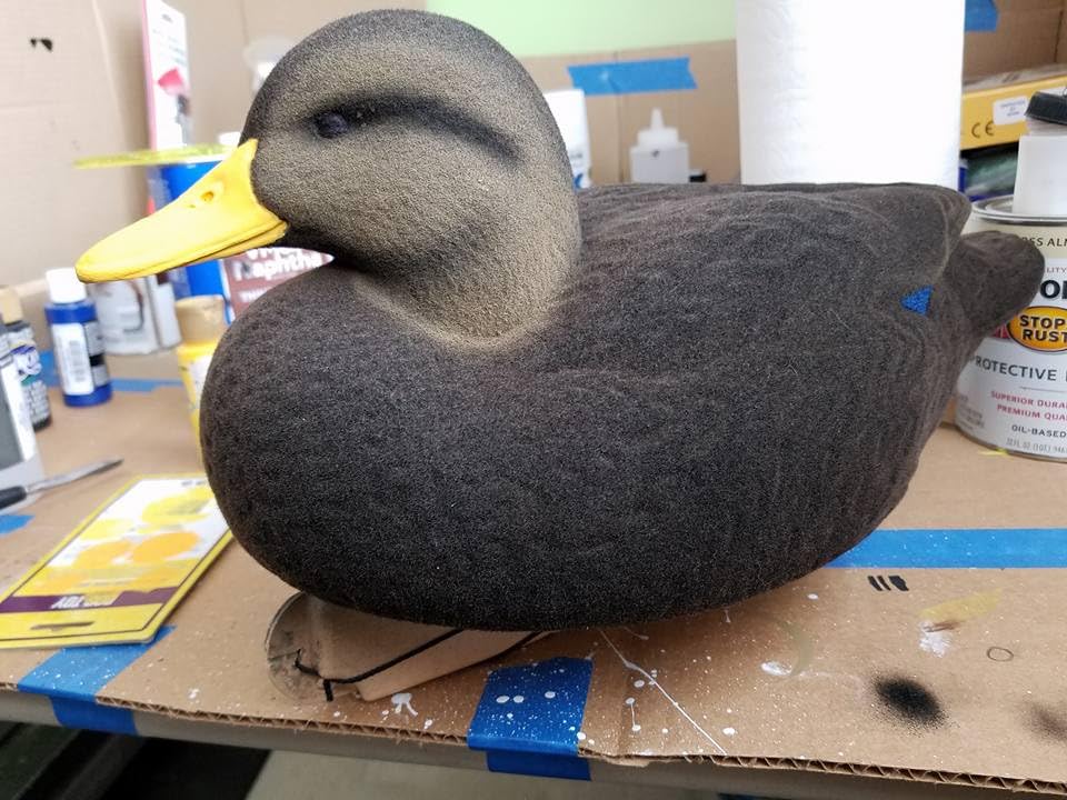 Premium Black Duck Full Body Flocking Kit for Lifelike Hunting Decoys – Perfect for Waterfowl Hunting & Outdoor Enthusiasts