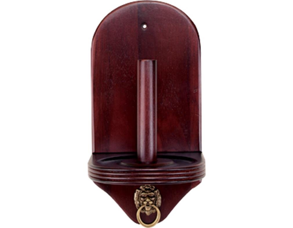 Premium Stained Wood Cone Chalk Holder with Lion Head Design - Perfect for Billiards, Pool Cues & Professional Snooker Players - Durable & Stylish Accessory for Game Rooms & Sports Bars