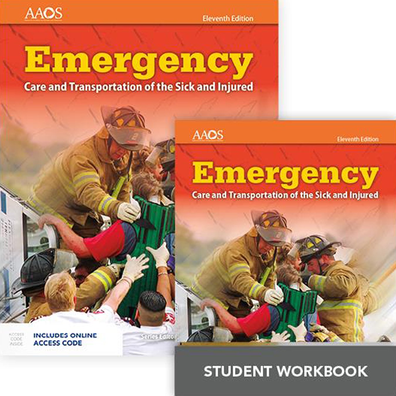 Emergency Care and Transportation of the Sick and Injured Textbook with Navigate Essentials Access + Student Workbook (Orange Book) - First Responder Training, EMT Certification Prep, Paramedic Education