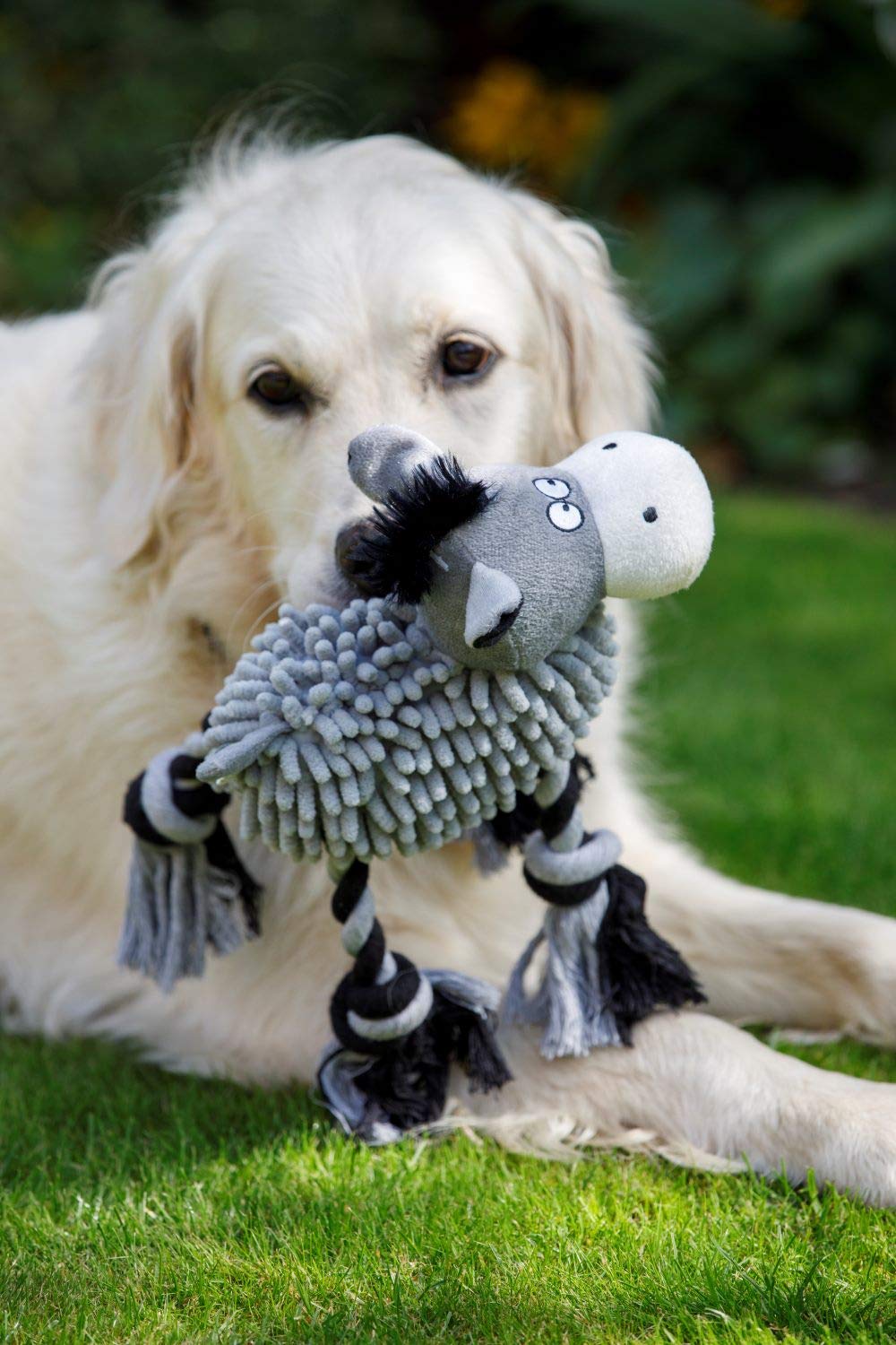 Farmyard Buddies Noodle Donkey Dog Toy - Durable Chew Toy for Small & Medium Dogs - Fun Interactive Plush Animal Toy for Playtime & Training - Perfect for Indoor & Outdoor Use