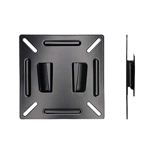 Heavy Duty RV TV Wall Mount Bracket for 14-32 Inch LED LCD Flat Screen TVs - Adjustable Wall Hung TV Mount with Solid Support for Campers, Trailers & Small Spaces - Perfect for Home, Office & Mobile Living (4.7 x 4.7 x 0.3 in)