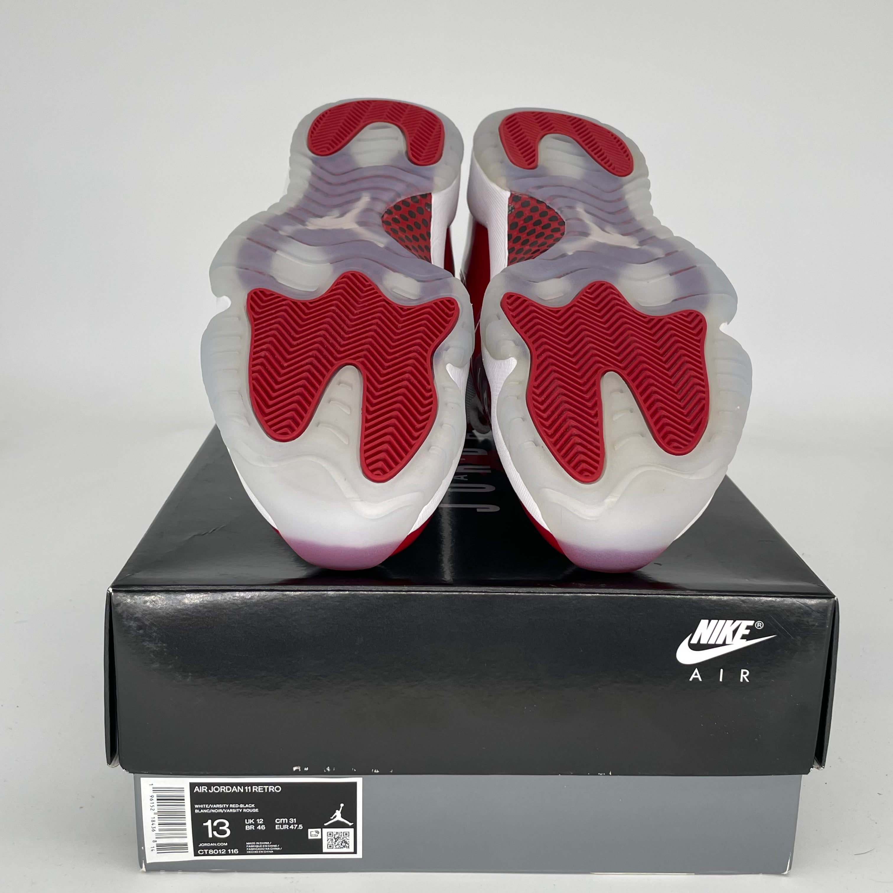 AIR JORDAN 11 Retro 'Cherry' Basketball Shoes Men's Size 13 - CT8012-116 | Official Release, High-Top Sneakers for Basketball & Streetwear Fashion