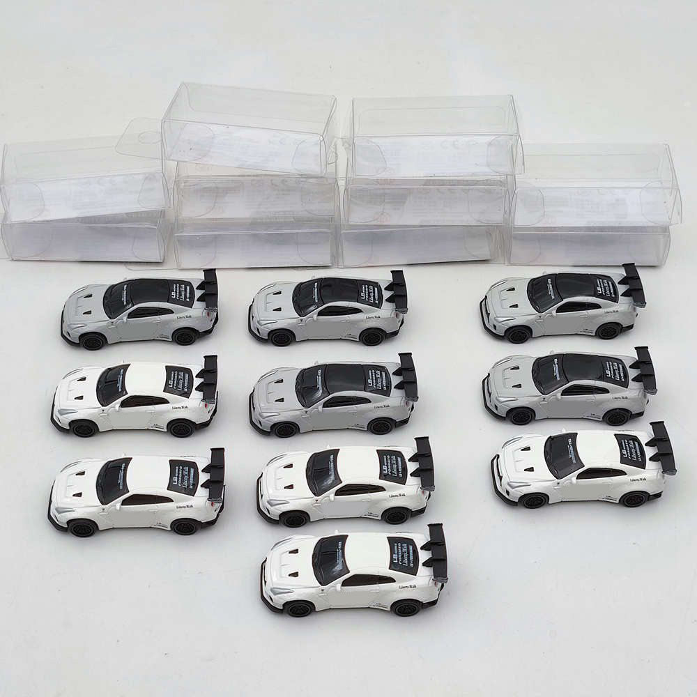1:87 Scale Nissan GTR 34 Liberty Walk Diecast Model Cars - 5PCS/10PCS Set for Collectors, Toy Car Enthusiasts & Auto Gifts - Perfect for Display, Racing Scenes & Car Collection Showcases