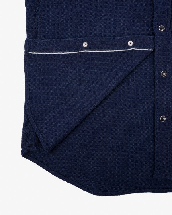 Iron Heart IHSH 413 5oz Selvedge Dobby Cloth Western Shirt - Premium Denim Workwear for Cowboy Style & Outdoor Adventures