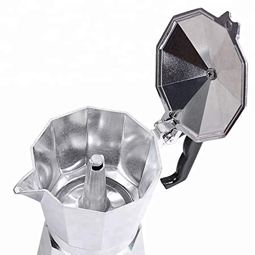 UNIWARE 3-Cup Espresso Coffee Maker - Italian Cuban Percolator for Stovetop Brewing - 3, 6, 12 Cup Options - New in Box - Perfect for Home, Office & Camping Use