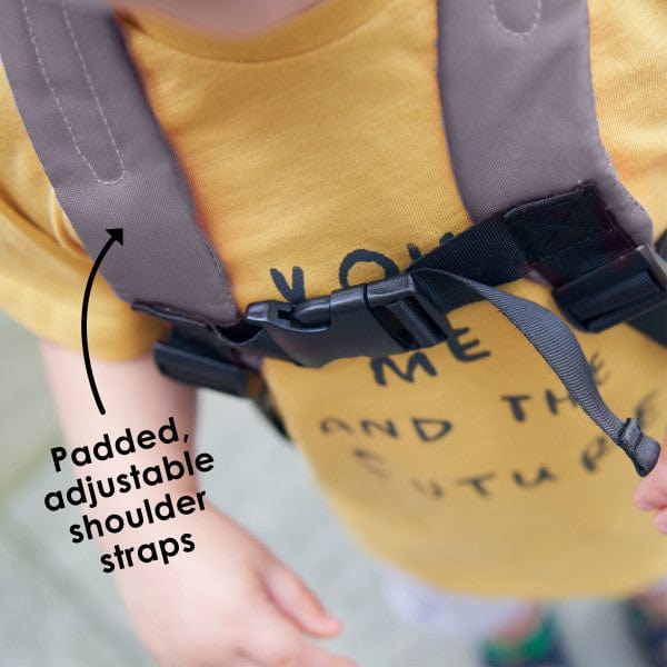 Diono Sure Steps Safety Reins and Backpack for Toddlers - Adjustable Child Harness with Leash for Walking, Travel & Shopping - Anti-Lost Backpack for Kids 1-3 Years Old