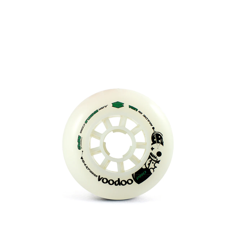 Junk Voodoo Pro XF 84mm Skateboard Wheels - Single Wheel for Street Skating, Longboarding & Cruising - High Performance Urethane Wheels for Smooth Ride